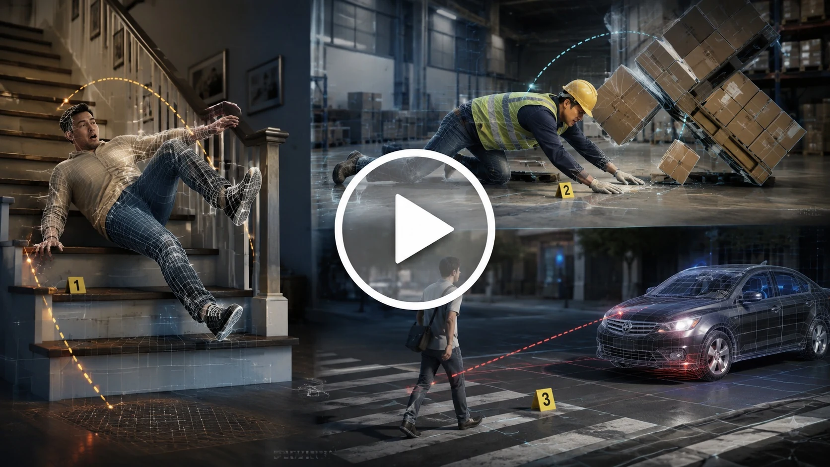 Expert Forensic Animations for Accidents at Home, Work, and Public Spaces